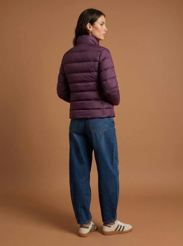 Urban Bliss Compact Puffer Jacket Plum