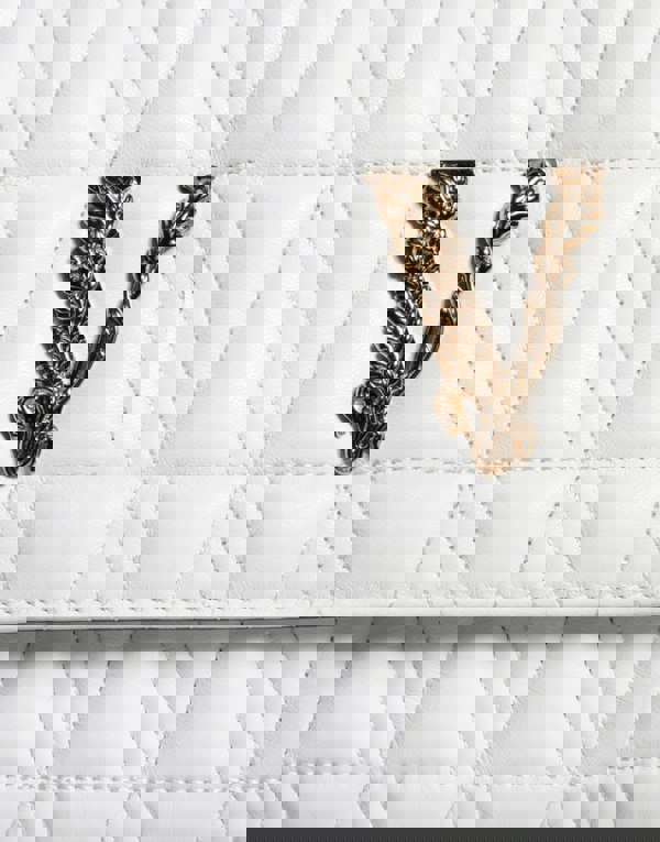 Versace La Medusa Chain Shoulder Bag - White