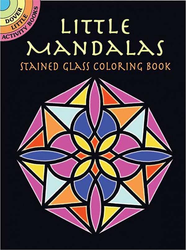 Mini Mandalas Stained Glass Coloring Book - A G Smith - Little Activity Books