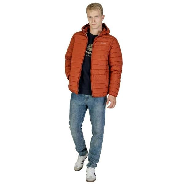 Aquascutum Mens Active Padded Jacket - Rust Orange - 