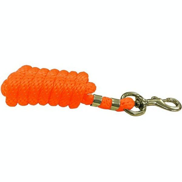 Shires Topaz Horse Lead Rope - Orange