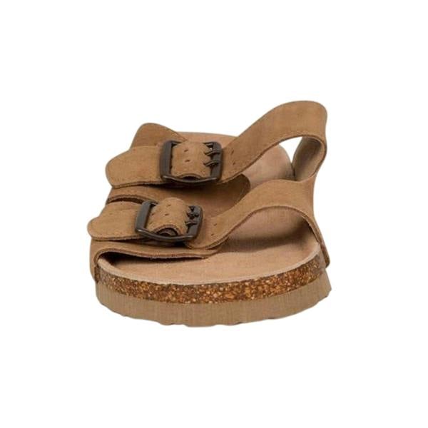 Trespass Womens/Ladies Suede Flatform Slides - Tan - 