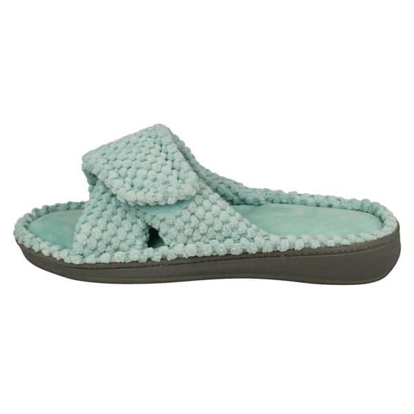 Padders Ladies Padders Cross Detailed Adjustable Mule Slippers Flo