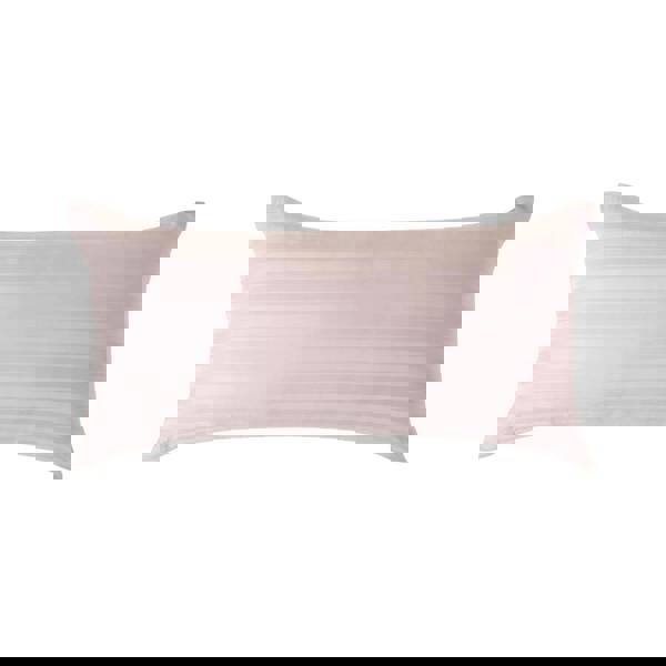 HOMESCAPES Silky 330 TC Egyptian Cotton Satin Stripe Pillowcase, European Size