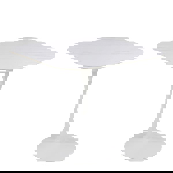 Furniture To Go Malta Ceramic Square Dining Table in White