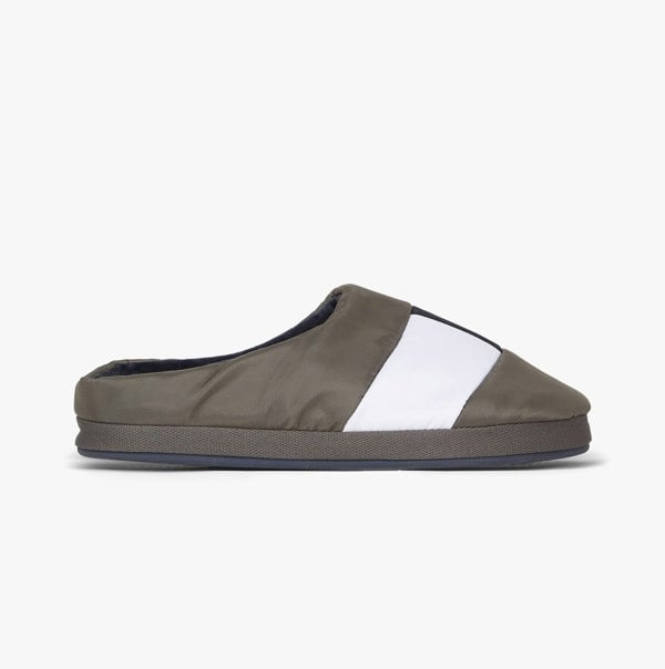Tommy Hilfiger NYLON FLAG Mens Mule Slippers Shady Stone