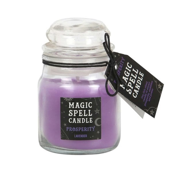 Something Different Magic Spell Prosperity Lavender Candle Jar - Purple