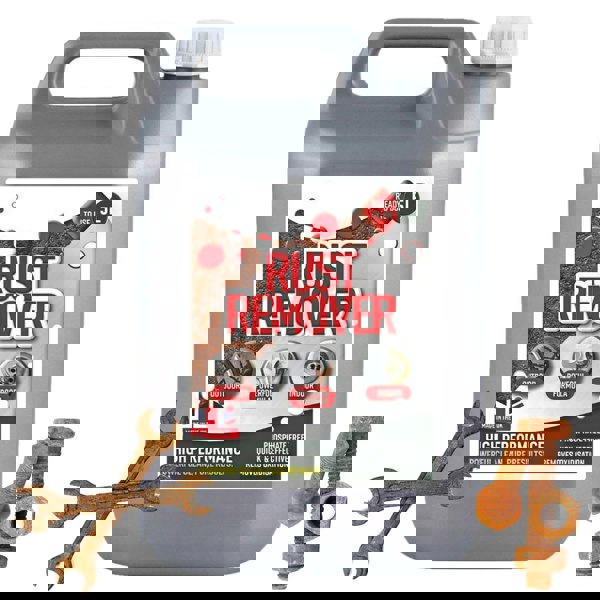 1 x 5 Litre Rust Remover Solution Ready To Use Removes Rust Back To Bare Metal