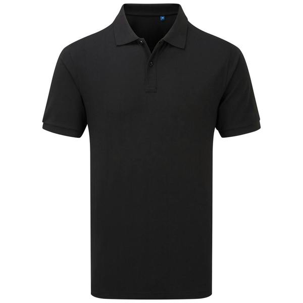 Premier Unisex Adult HeiQ Viroblock Short-Sleeved Polo Shirt - Black