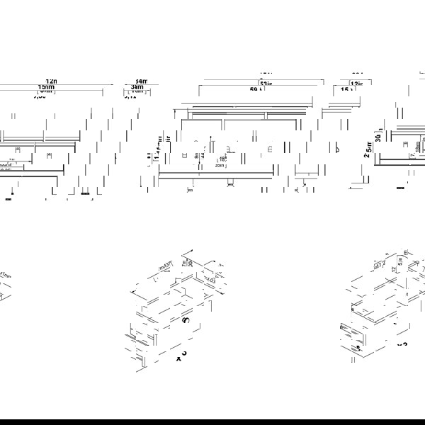 Furniture To Go Barcelona TV Unit 3 Drawers in Jackson Hickory Oak