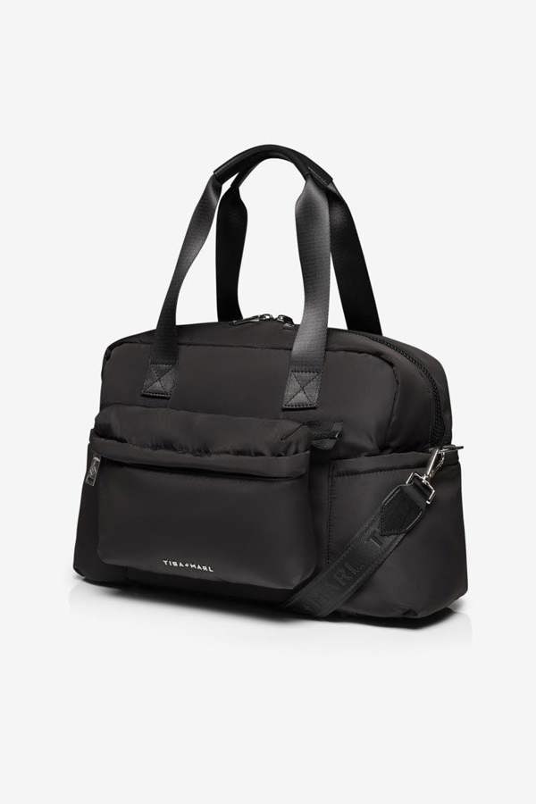 Tiba + Marl Phoenix Eco Holdall Changing Bag Black