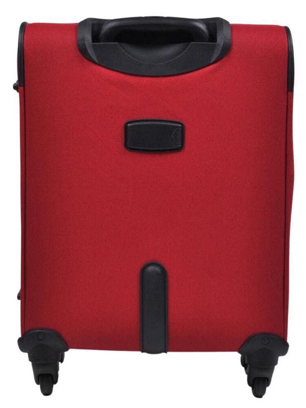 Snowball Lightweight Soft Casing Cabin Suitcase 8 Wheel Luggage Travel