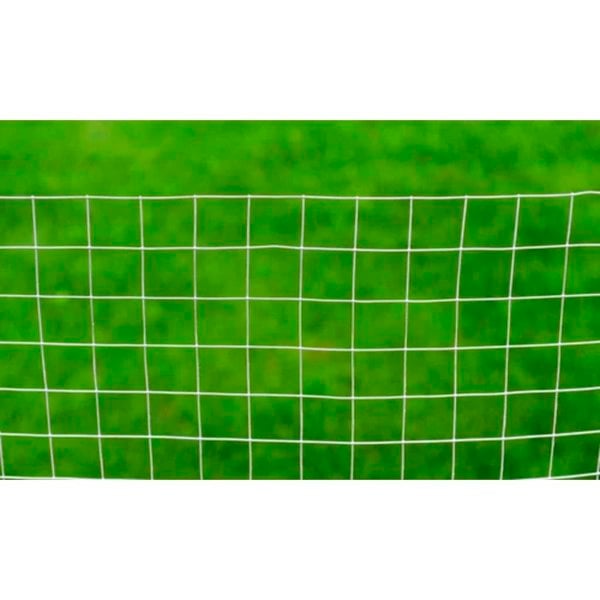 Berkfield Chicken Wire Fence Galvanised Steel 25x1 m Silver