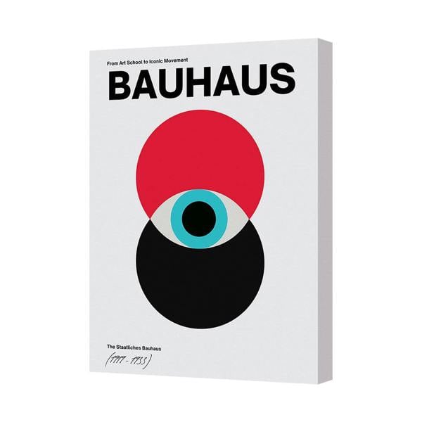 Benjamin Tate Design Bauhaus Abstract Canvas Art Poster Wall Decor For Living Room