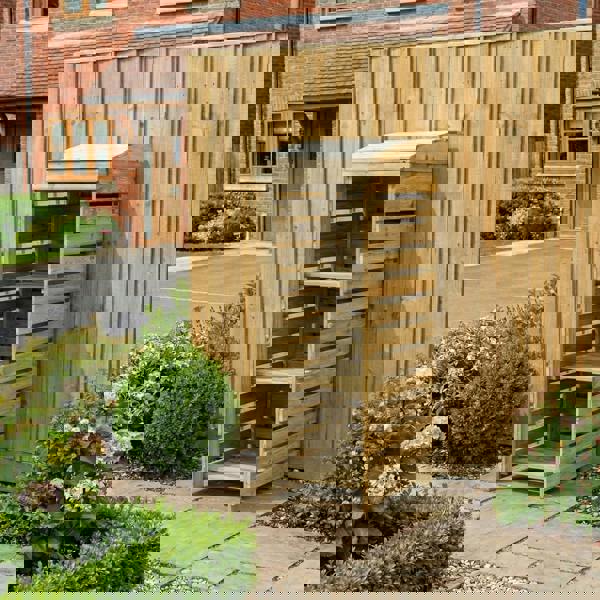 Arbor Garden Solutions Binbreeze 3 Bins Recycling Storage Organizer