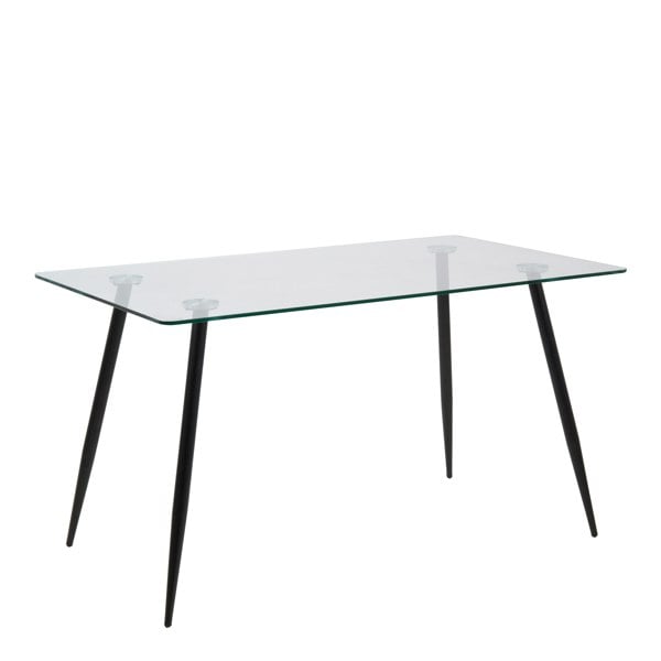 Furniture To Go Wilma Dining Table with Glass Top