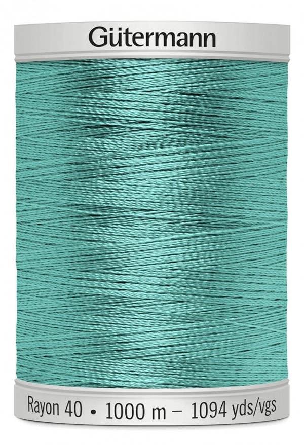 Gutermann No 40 Sulky Rayon Embroidery Thread 1000m Rayon Thread Suitable For Embroidery