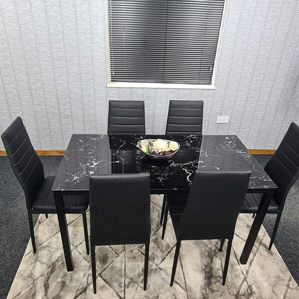 Kosy Koala Dining Table Set with 6 Chairs Dining Room, and Kitchen table set of 6