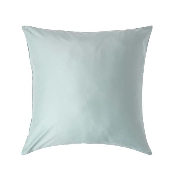 HOMESCAPES Organic 400 TC Egyptian Cotton Sateen Pillowcase, European Size