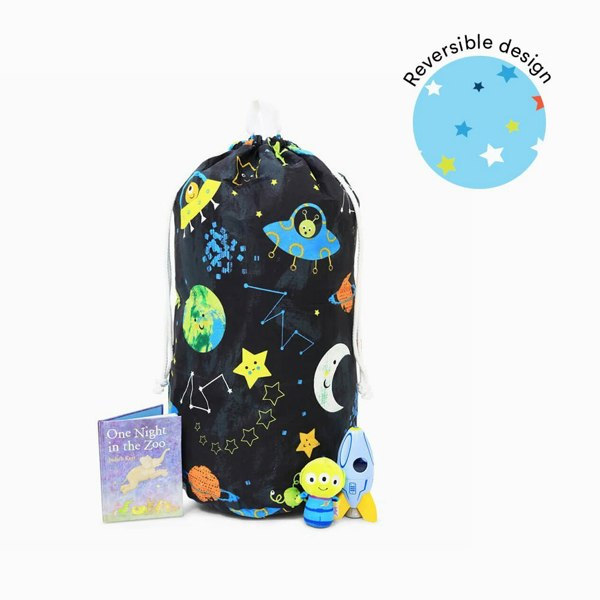 Alien Adventure Toy Storage Bag Toy Bag - Happy Linen Company