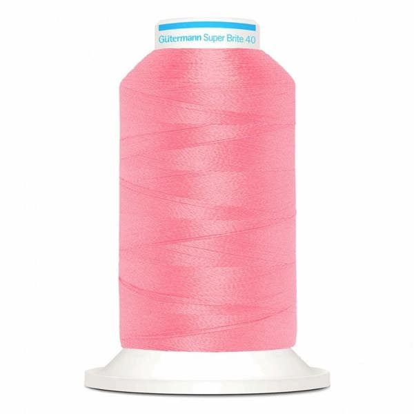 Gutermann Super Brite Polyester 40 Embroidery Thread 1000m Polyester Thread Suitable For Embroidery