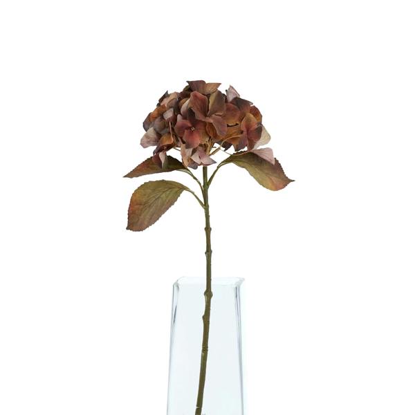 Hill Interiors Hydrangea Artificial Plant - Brown - 