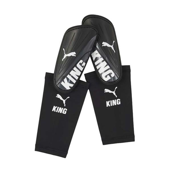 Puma King Shin & Ankle Guards - Black/White - 