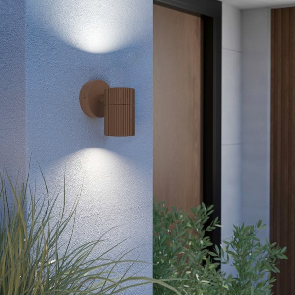 EGLO Tomelloso Modern Outdoor Wall Light Rust-Coloured