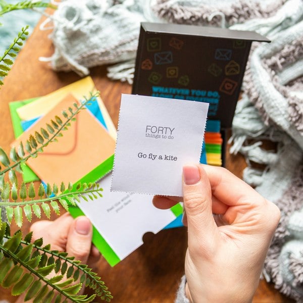 A Year of Dates 40th Birthday gift: Forty Things To Do When You Are 40