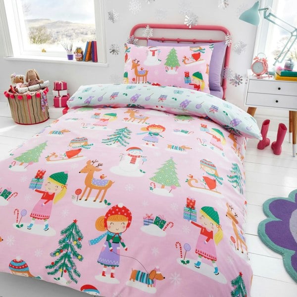 Happy Linen Company Time for Christmas Bedding Set