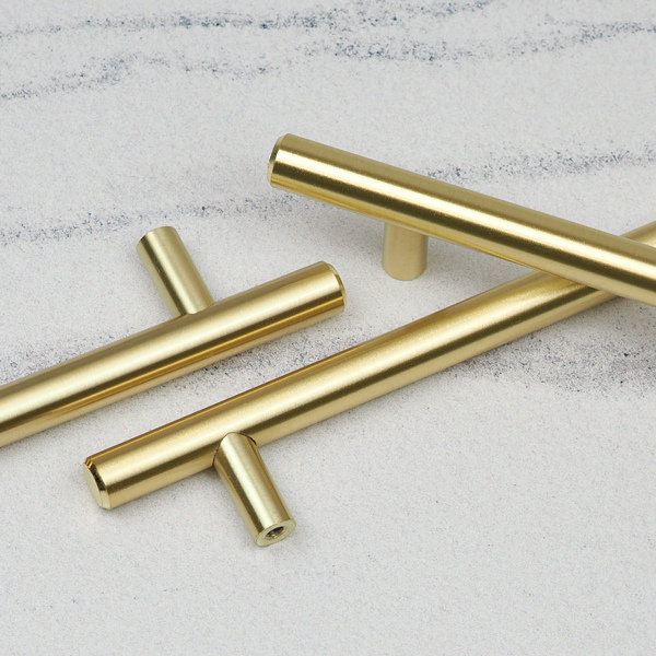 Handle & Home Brushed Brass Bar Handles