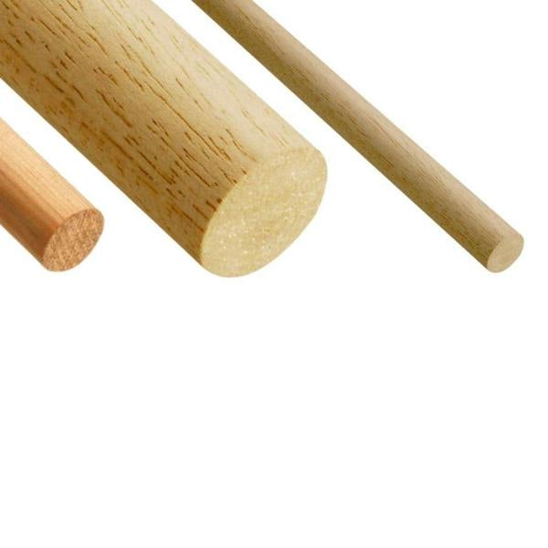 Snowdon Timber Pine Dowel Moulding (T) 15mm (W) 15mm (L) 900mm - Pack of 10