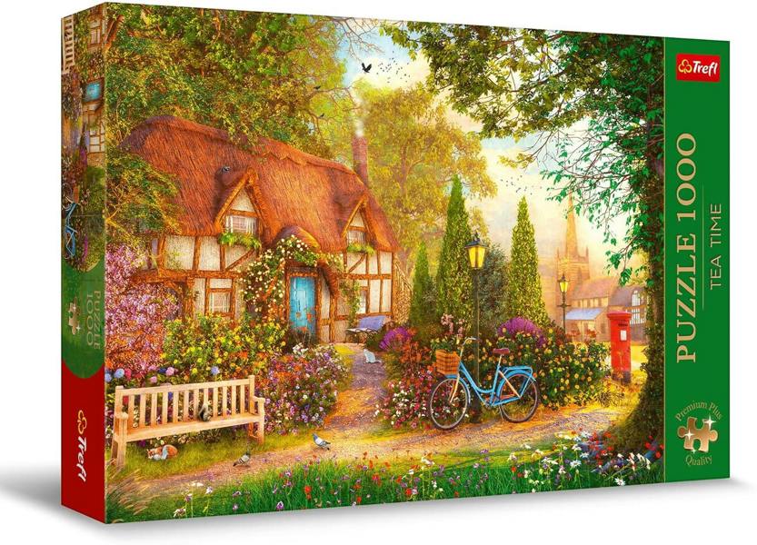 Trefl Tea Time: Thatched Cottage 1000 Piece Puzzle
