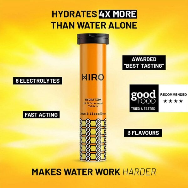 HIRO Hydration - Lemon & Elderflower Triple Pack