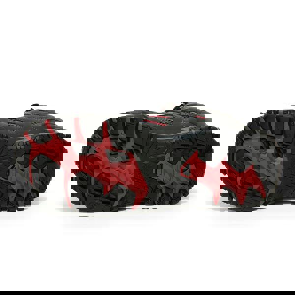 Regatta Mens Holcombe IEP Mid Hiking Boots - Traffic Black/Rio Red - 