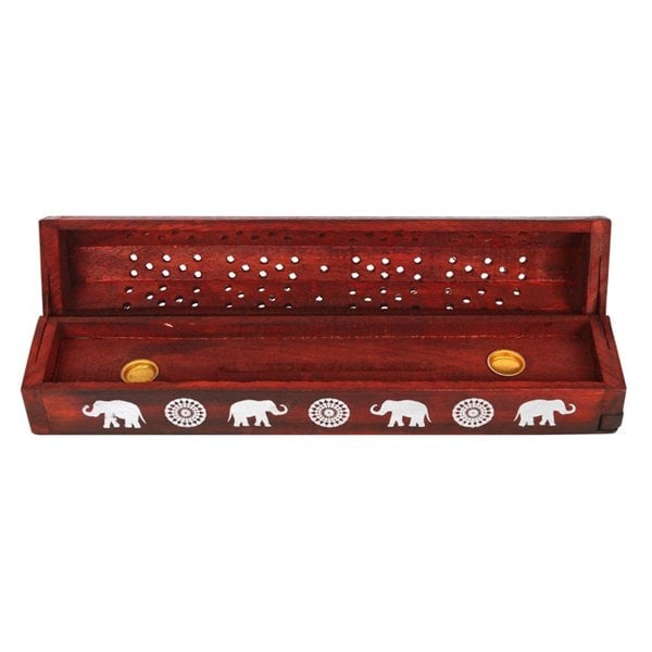 Serano Elephant Wooden Rosewood Incense Box Set