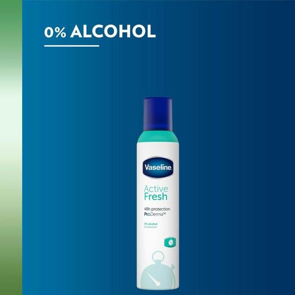 Vaseline ProDerma Active Fresh Antiperspirant Deodorant Spray 150ml, 3 Pack