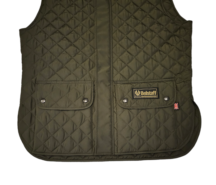 Belstaff Heritage Waistcoat Gilet Jacket - Faded Olive