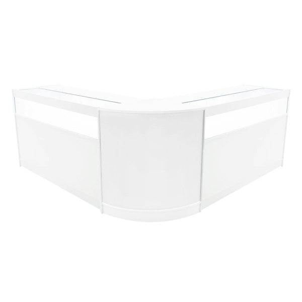Monstershop Iris LED Shop Counter Set CM60 & 2 x B1500 - White