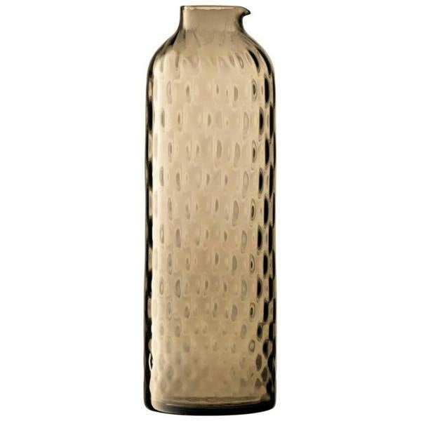 LSA Dapple 1 Litre Glass Carafe Earth Brown