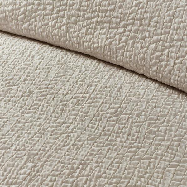 Crinkle Seersucker Natural Duvet Cover Set