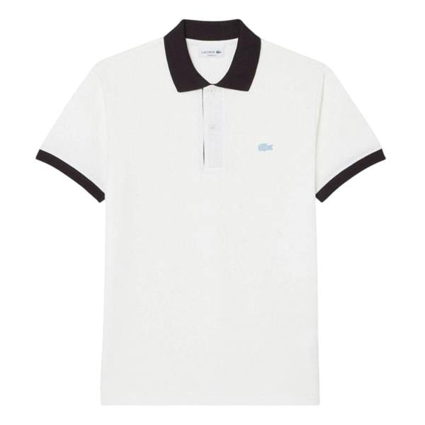 Lacoste Mens Short-Sleeved Polo Shirt - Beige - 