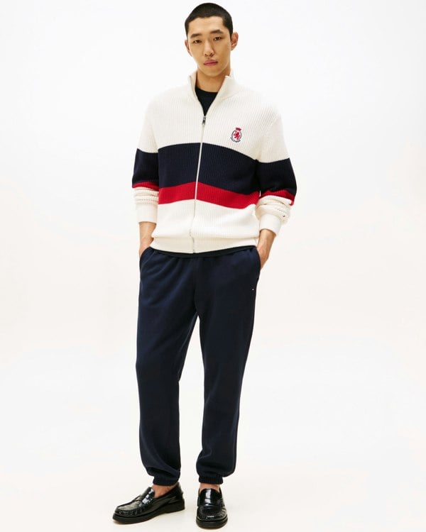 Tommy Hilfiger Essential Fleece Mens Sweatpants - Desert Sky