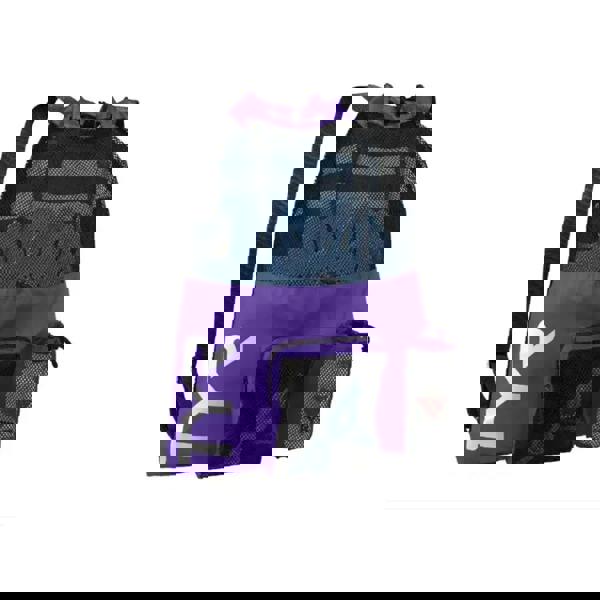 Purple TYR Big Mesh Mummy Backpack with black accents