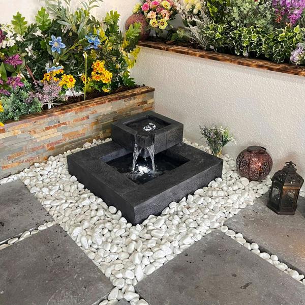 Tranquillity Water Features Oasis Pour Contemporary Water Feature