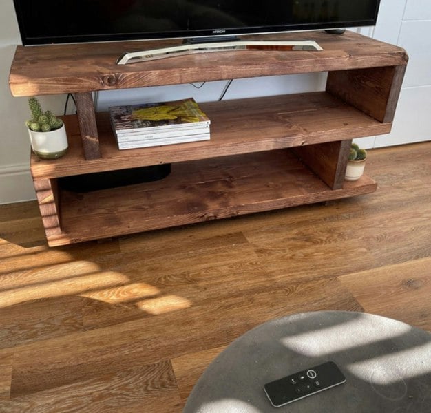 The Bespoke Carpentry Co TV Stand - S Shape