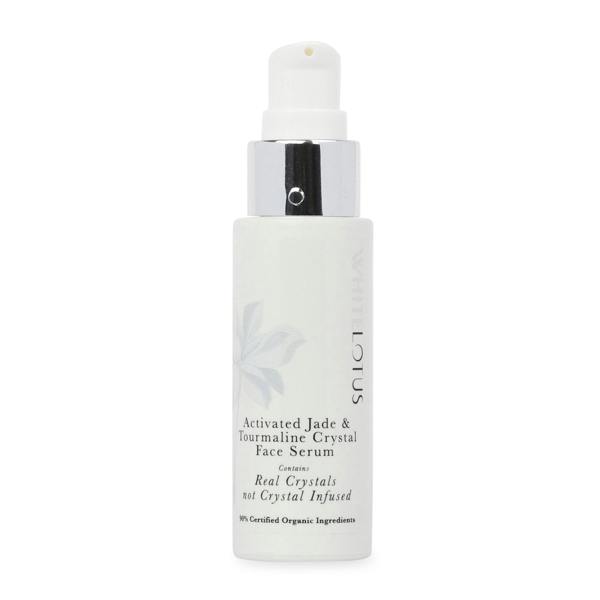 White Lotus Beauty Activated Jade and Tourmaline Crystal Face serum 30mL
