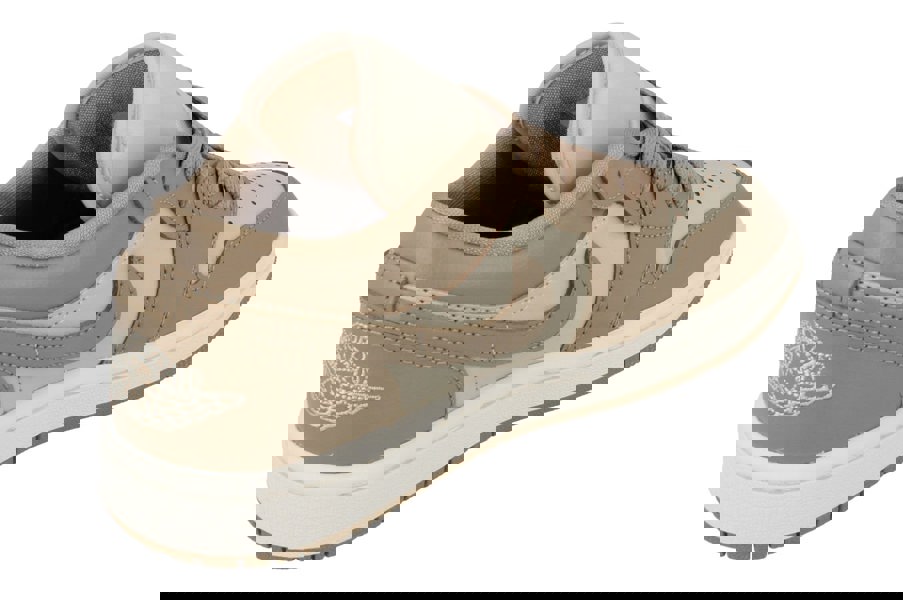 Nike Womens Air Jordan 1 Low Trainers Dc0774  203 - Rattan Desert Camo Sail 203 - Photo 2