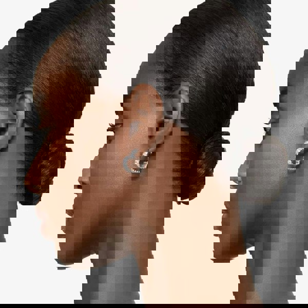 Swarovski Matrix Small Heart Hoop Earrings 5653170