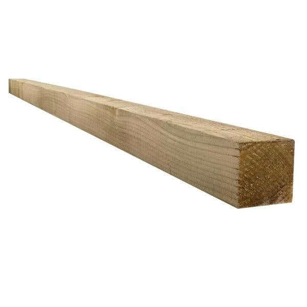 Snowdon Timber Treated 3x3" Fence Post (W) 75mm (H) 2.1m